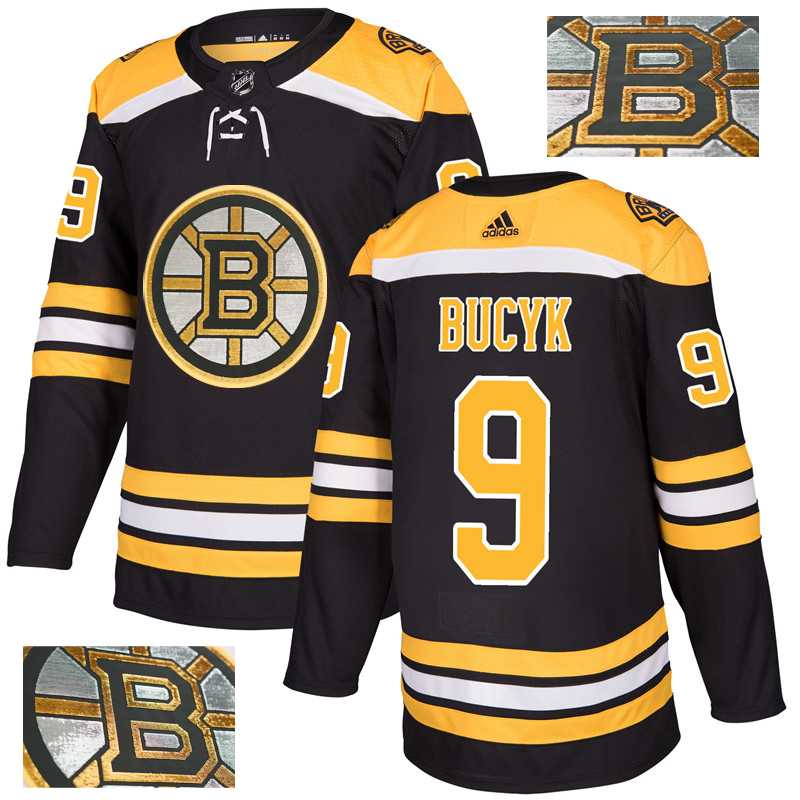 Bruins 9 Johnny Bucyk Black With Special Glittery Logo Adidas Jersey,We sell and wholesale Bruins 9 Johnny Bucyk Black With Special Glittery Logo Adidas Jersey on line form chian!